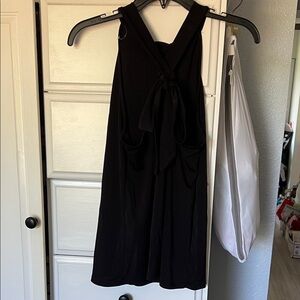 Banana republic black high neck tank